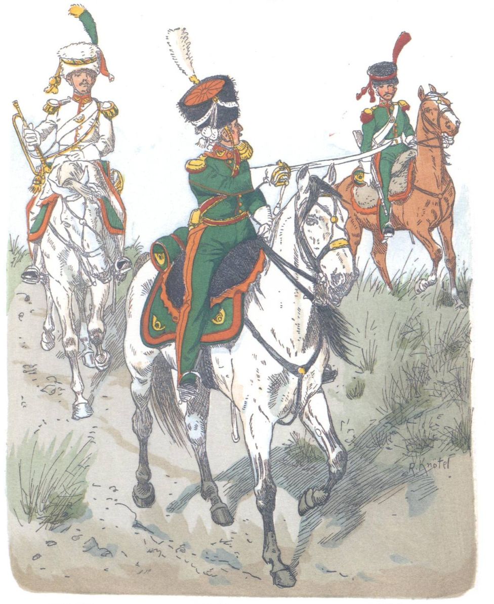 Гц. Варшавское. 5-й конно-егерский полк. Элитная рота (1812) 