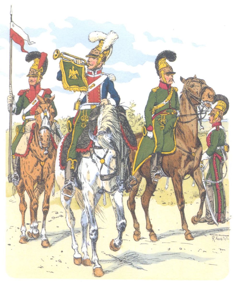 Франция. 1-й и 4-й шеволежерские полки (1812)