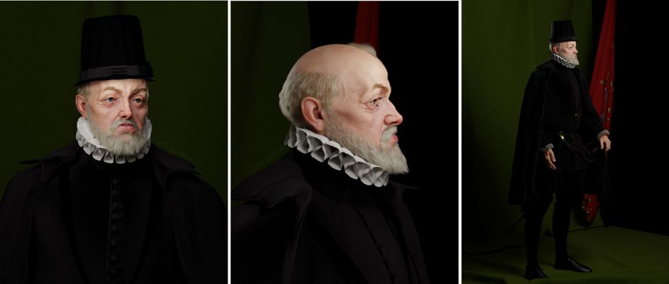 Реконструкция портрета Филиппа II 