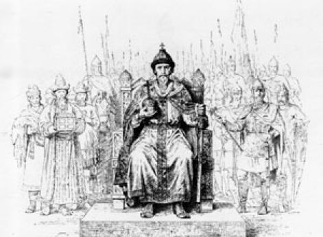 Всеволод Большое Гнездо. Из альбома «История Государства Российского в изображениях Державных его Правителей». Спб., 1890