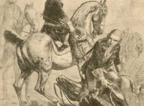Фридрих II во время Семилетней войны. А.Менцель. Середина XIX века