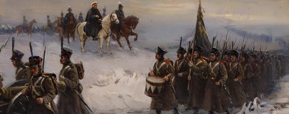 Переправа русской армии через Неман в декабре 1812 года