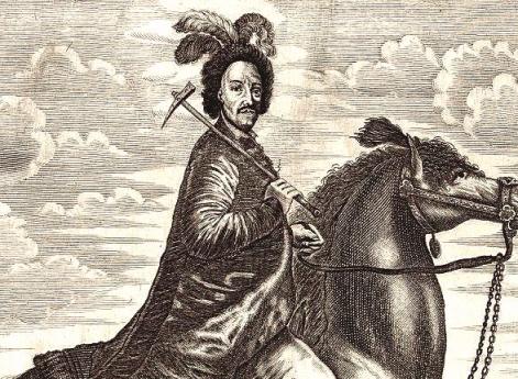 Конный портрет польского короля Яна II Казимира