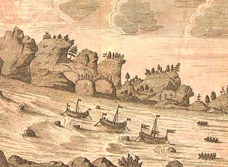 Русские суда на сибирских реках в конце XVII в.