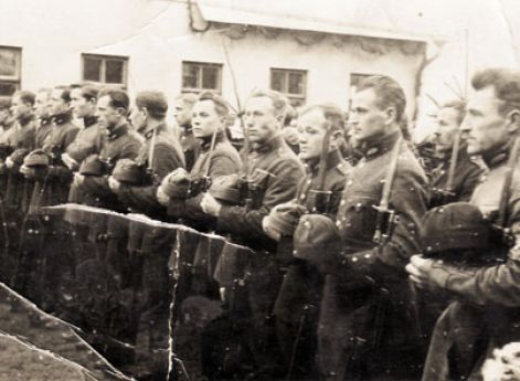 Бойцы латышских ополченческих формирований «Айсарги» Дата создания: До 1940 г.