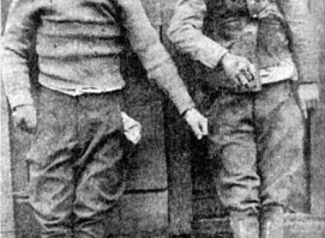 Убитые литовские «лесные братья». Оперативный снимок. Дата создания:1945 г.