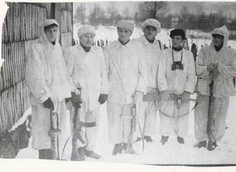 БойцыЛитовской освободительной армии. Зима 1944 – 1945 гг.