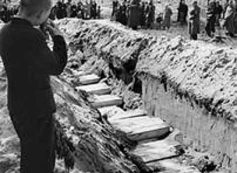 Похороны погибших в Элисенвааре. 22 июня 1944 г.