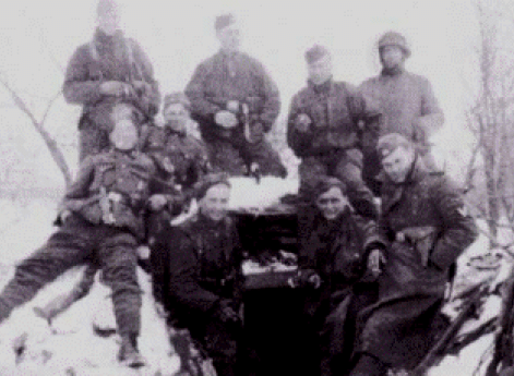 Финны на фронте. Река Миус, февраль 1942 г.