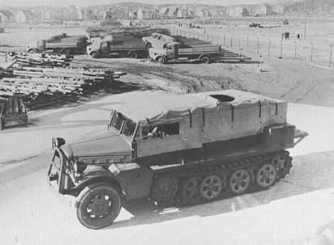 Шведский артиллерийский тягач М/43 Volvo