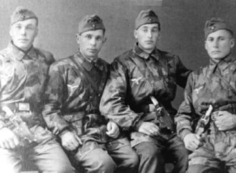 Диверсанты из эстонского батальона «Эрна». Июль 1941 г.