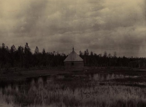 Часовня над ключом, принимаемым за исток Волги.