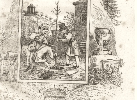 Март. Иллюстрация в книге