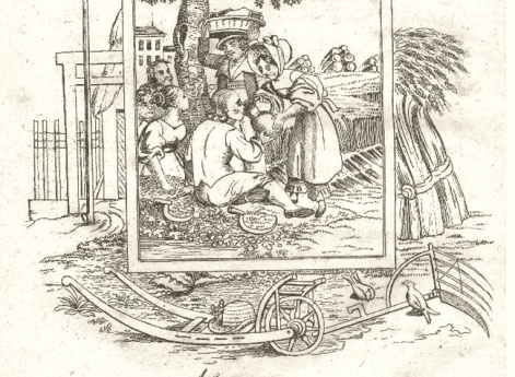 Август. Иллюстрация в книге