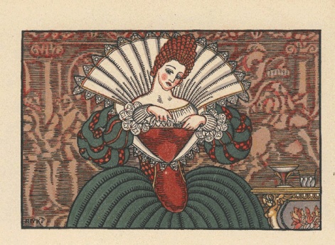 Она стала вытирать ключ, но кровь не сходила… Иллюстрация к книге