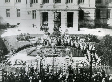 Открытие памятника павшим питомцам Николаевской академии Генерального штаба