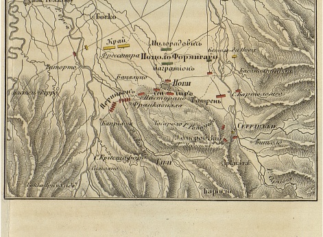 Положение армий перед сражением при Нови 3 августа 1799 года