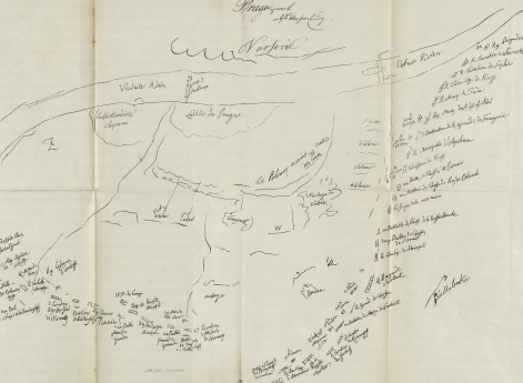 Схема штурма Праги 24 октября 1794 года