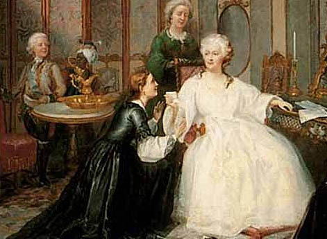 Вручение письма Екатерине II