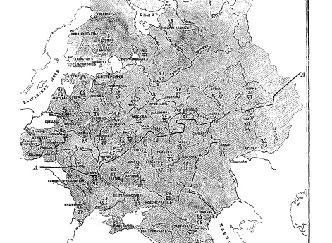 Урожайность ржи и яровой пшеницы в Европейской России