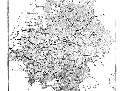 Состояние скотоводства в Европейской России (по данным за 1888 год)
