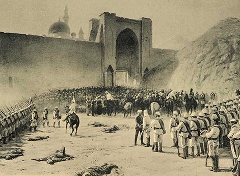 Освобождение гарнизона Баязетской цитадели в 1877 году.
