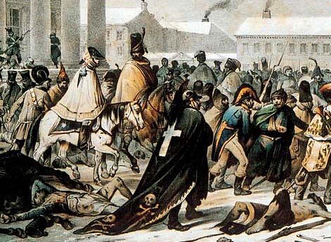 Отступление французов через Вильно в 1812 г.