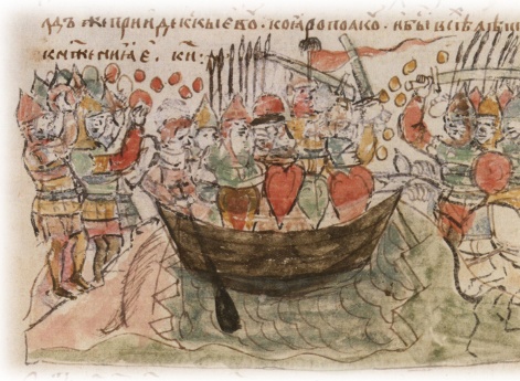 Убийство Святослава Игоревича печенегами у Днепровских порогов