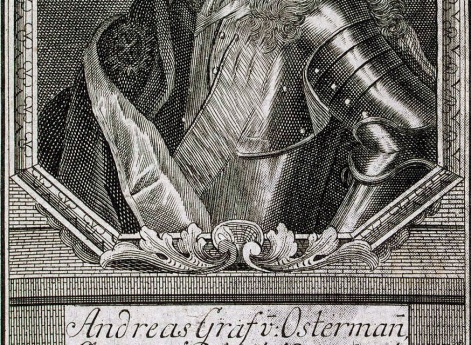 Портрет графа А.И. Остермана в латах