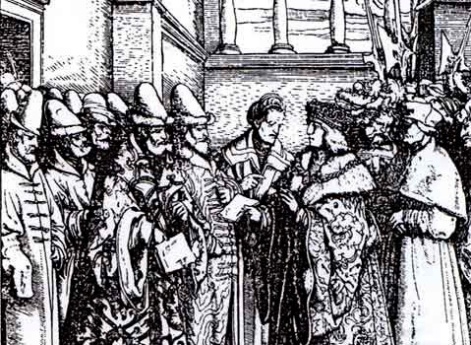   Посольство дьяка Племянникова и толмача Истомы Малого от Великого Князя Василия Ивановича к римскому императору Максимилиану I.