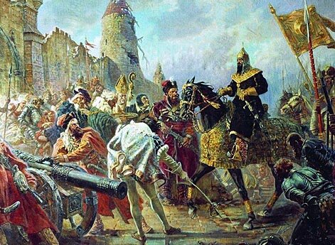 Взятие Иваном Грозным ливонской крепости Кокенгаузен в 1577 году