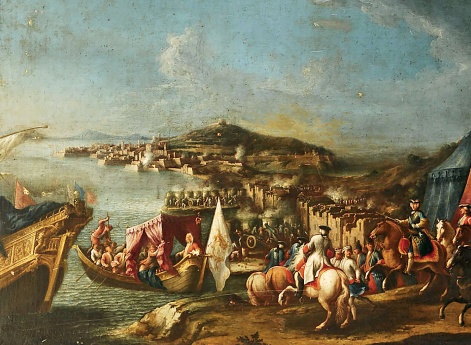 Герцог пармский Карл осаждает Гаэту