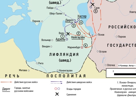 Летняя кампания 1657 г. в Прибалтике