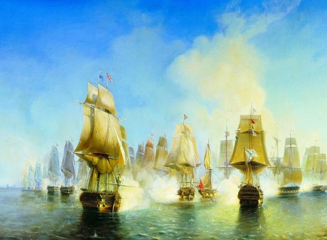 Афонское морское сражение 19 июня 1807 года