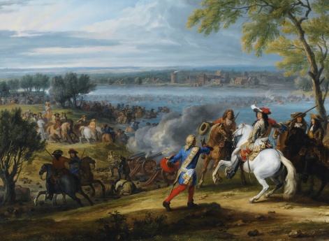 Переправа через Рейн в Лобите