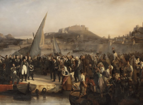 Наполеон I покидает остров Эльба. 26 февраля 1815 г.