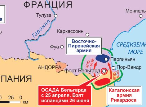 Война Первой антифранцузской коалиции. Кампании на Пиренеях в 1793 г.