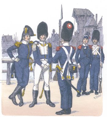 Данциг. 1-й гренадерский батальон вольного города (1808)