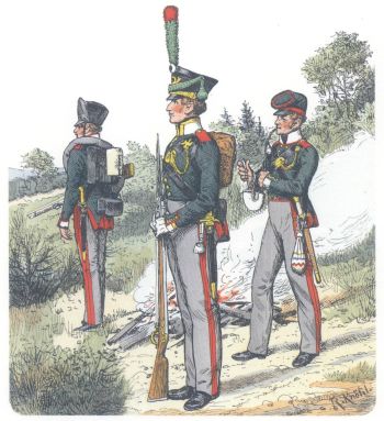 Пруссия. Егеря-добровольцы Кольбергского пехотного полка (1813-15)