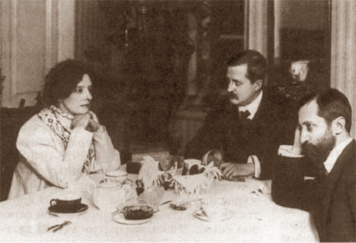 Мережковский и Гиппиус, заготовив «хлебы и вино», напрасно ждут Философова