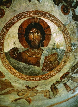 Феофан Грек приступает к росписи церкви Спаса Преображения на Ильине улице в Новгороде