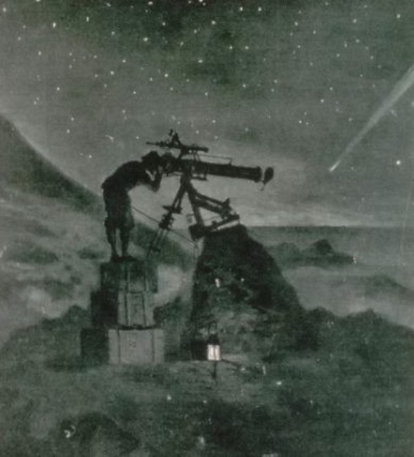 Прохождение Земли через хвост кометы Галлея