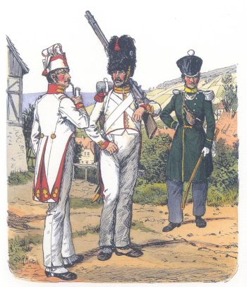Вестфалия. Пешая гвардия