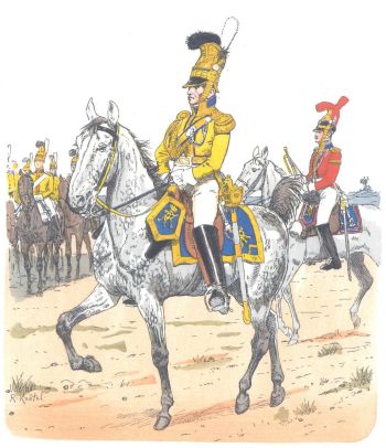Саксония. Кирасирский полк Гард-дю-кор (1810)