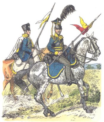 Пруссия. 7-й и 3-й Силезские ландверные кавалерийские полки (1813-15)