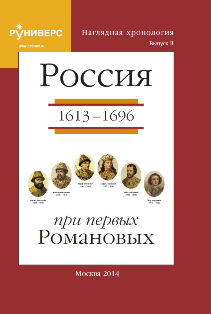 Наглядная Хронология. Россия в правление первых Романовых 1613 - 1696