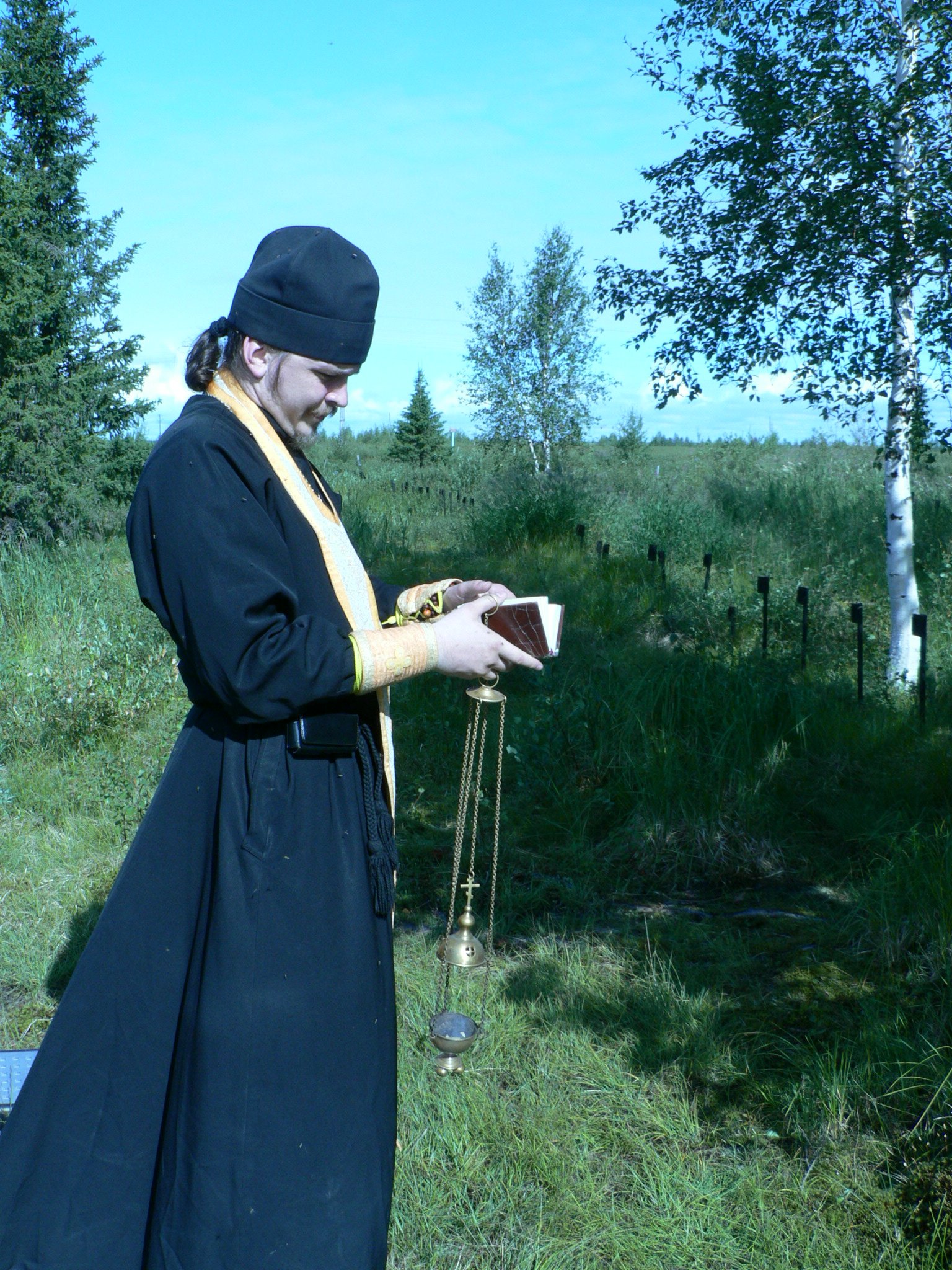 Отслужена заупокойная лития у могилы Льва Платоновича Карсавина