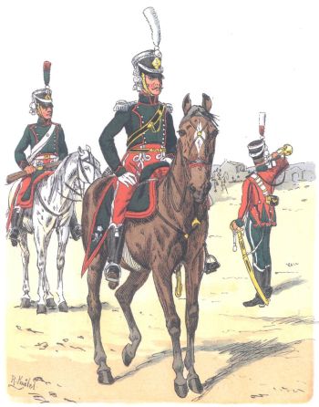 Неаполь. Конные егеря (1812)